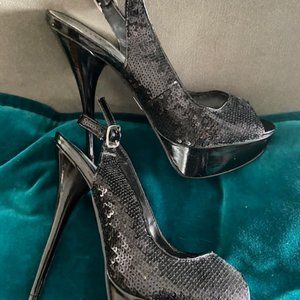 Sequined Heels